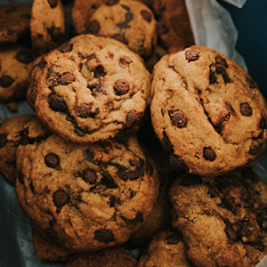some cookies in a box