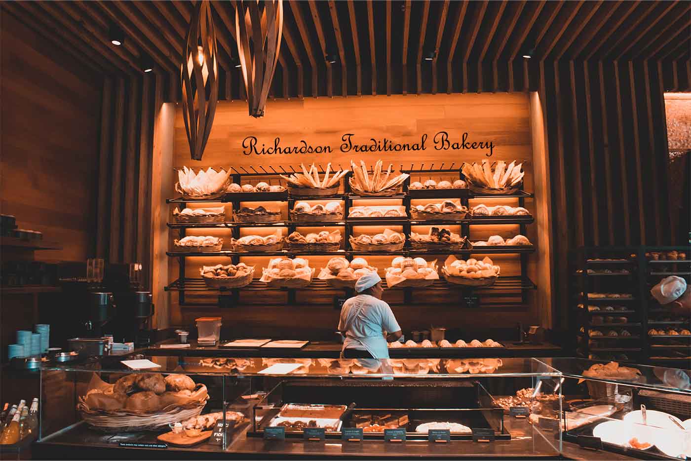 interior view of the bakery